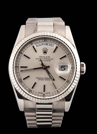 Rolex Day date ref 18039 white gold

