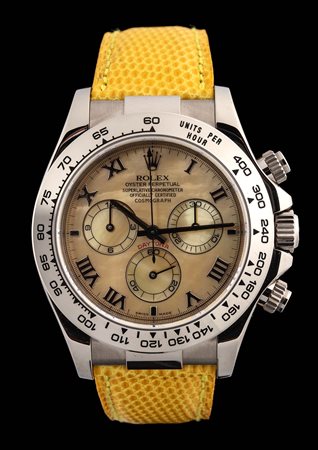 Rolex Daytona “Beach” ref 116519 white gold New Old stock, 2000.