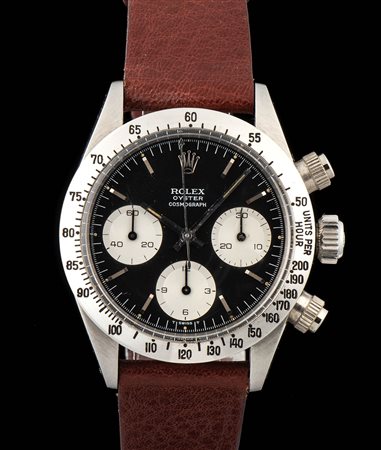 Rolex Daytona 6265 First serie in stainless steel “mille righe” pushers circa 1971.