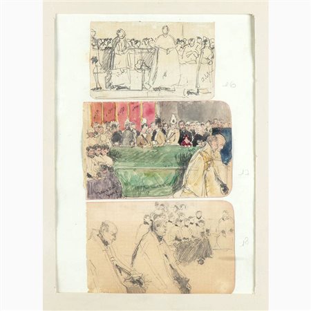 Tre bozzetti con incontri cardinalizi