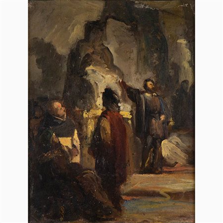 Michelangelo che presenta la Pietà