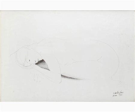 Nudo di donna accovacciata, 1986