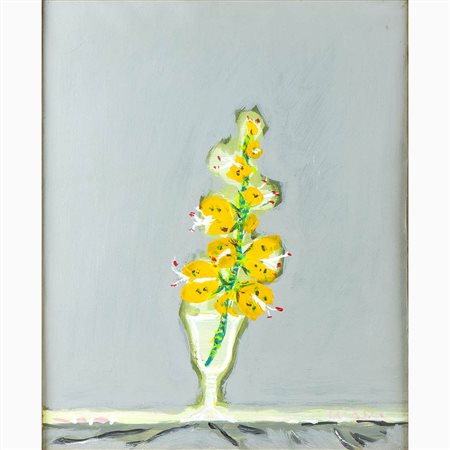 Vasetto di fiori gialli