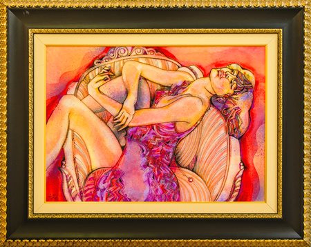 ADRIANO FAVA, Donna sulla poltrona