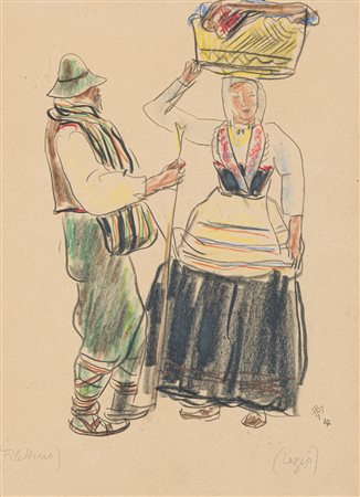 MARIO VELLANI MARCHI (1895-1979) - Senza Titolo (Lazio), 1927