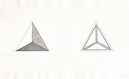 MARIO CEROLI (1938) - Le idee direttrici - La divina proporzione, 1972
