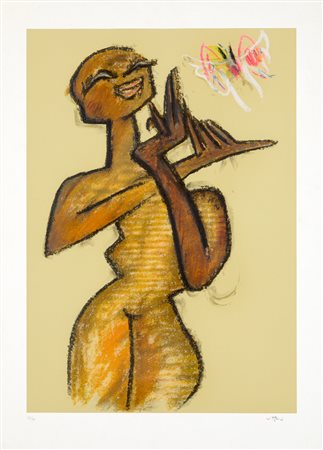 ROBERTO SEBASTIAN ANTONIO MATTA (1911-2002) - Nu debout, 1986