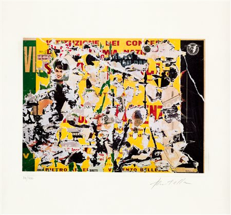 MIMMO ROTELLA (1918-2006) - Senza Titolo