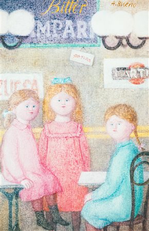 ANTONIO BUENO (1918-1984) - Le sorelline

