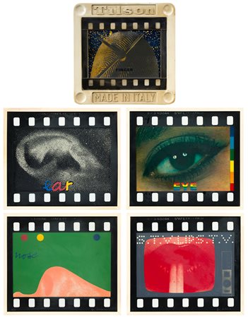 JOE TILSON (1928) - Made in Italy - Five senses, 1968