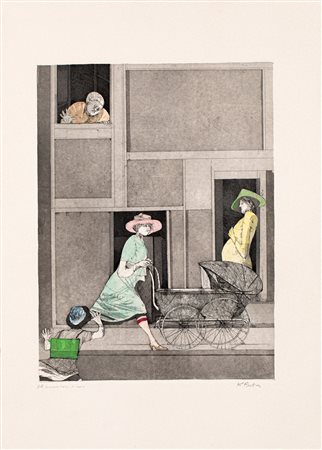 KARL PLATTNER (1919-1986) - La strada, 1978