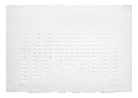 ENRICO CASTELLANI (1930-2017) - Carta estroflessa, 1994
