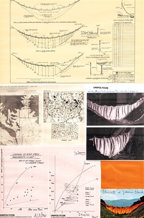 CHRISTO (1935) - Project for Valley Cusrtain, 1976