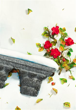 PIERO GILARDI (1942) - Capitello nella neve