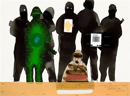 CONCETTO POZZATI (1935-2017) - Tortura ed esecuzione, 2004