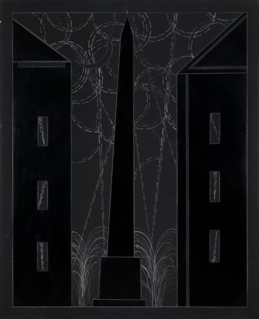 FRANCO ANGELI (1935-1988) - Notturno romano, 1985