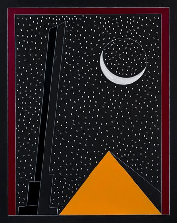 FRANCO ANGELI (1935-1988) - Notturno, 1986