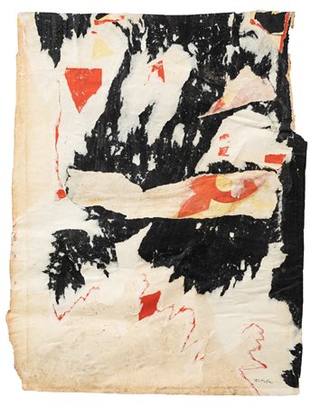 MIMMO ROTELLA (1918-2006) - Senza Titolo, 1957 circa
