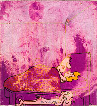 MIMMO ROTELLA (1918-2006) - Trasparente, 1972