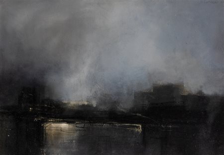 SANDRO LUPORINI (1930) - Scalo Nord, 1960