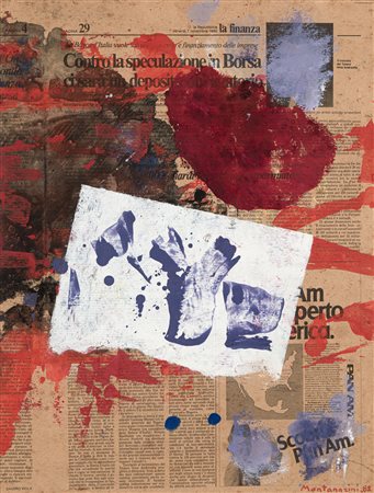 LUIGI MONTANARINI (1906-1998) - Senza Titolo, 1982