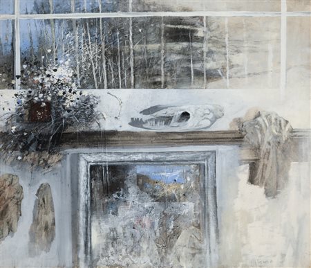 GIUSEPPE BANCHIERI (1927-1994) - Ambiente e finestra, 1966