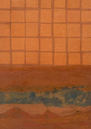 G. Garbari Alchimia del quadrato, 1981 Tecnica mista su carta applicata su...