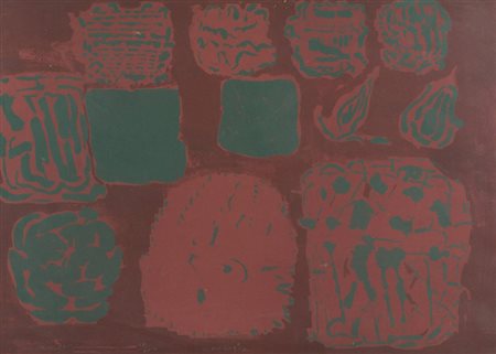 Pietro Consagra Circeo Litografia su carta, cm. 50x70, es. 17/100 Firma,...