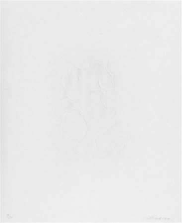Ezio Gribaudo Lotto unico di due Opere - "Senza titolo", Calcografia su...