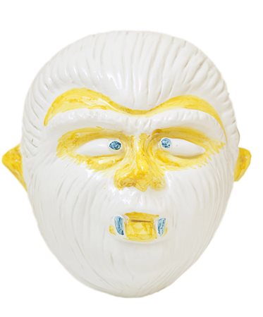 Gianni Cella Maschera, 2008 Ceramica dipinta, cm. 23x10x21 Sul verso: firma e...