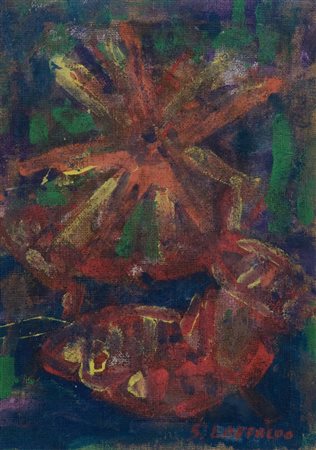 Silvio Loffredo Senza titolo Olio su tela, cm. 70x50 Firmato in basso a...