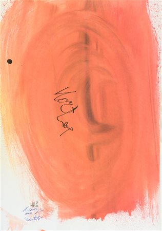 Ugo Carrega Orientato, 2009 Tecnica mista su carta, cm. 48x33 Firma, data e...