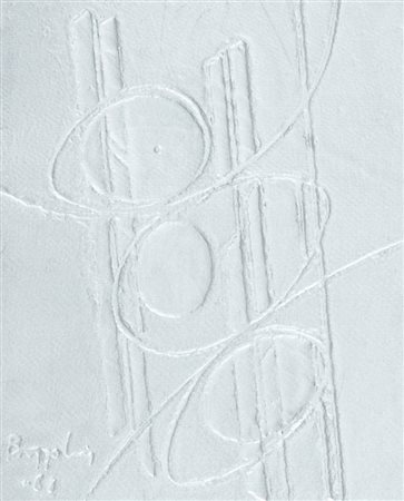 Silvano Bozzolini Senza titolo, 1968 Calcografia su cartoncino, cm. 20x16,5...