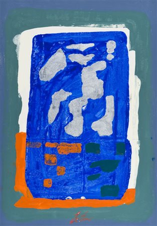 Enrico De Tomi Senza titolo Tecnica mista su carta, cm. 67x47 Firmato in...