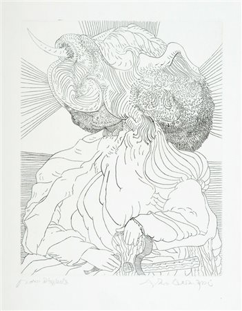 Arturo Carmassi Senza titolo Acquaforte di cm. 44,5x35,5, su carta di cm....