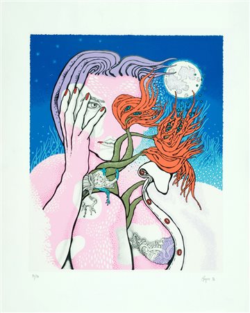 Roque Senza titolo, 1996 Litografia su carta, cm. 90x72, es. 90/90 Firma e...