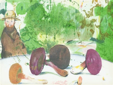 Antonio Possenti Senza titolo Tecnica mista su carta, cm. 18x24 Firmato in...