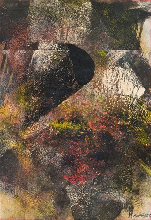 Luciano Bartolini Senza titolo, 1973 Tecnica mista su carta di cm. 24,7x17,5...