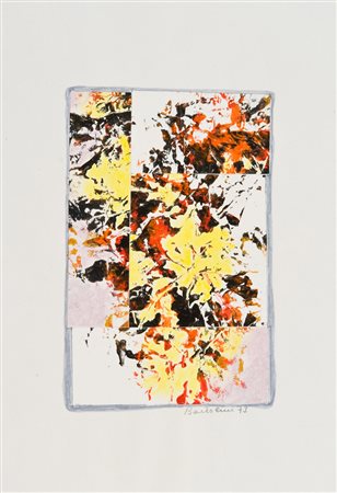 Luciano Bartolini Senza titolo, 1973 Collage e tecnica mista di cm. 17x11, su...