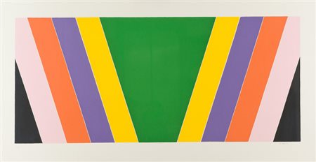 Anonimo Senza titolo Litografia su carta, cm. 80x150, es. 55/60 Firma...