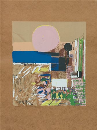 Bruno Saetti Senza titolo Litografia su carta, cm. 70x50, es. P.A. Firmato in...