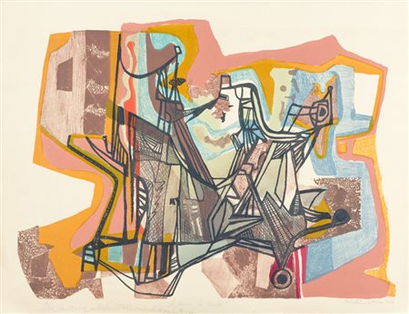 Roberto Burle Marx A boca do mato 1, 1993 Litografia su carta, cm. 60x78,5,...