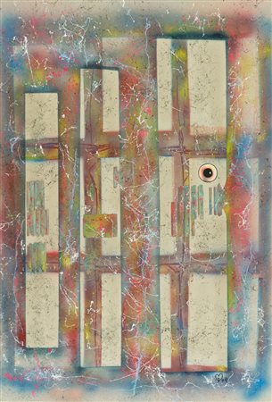 Graziano Cuberli Giorno e notte, finestra sull'infinito, 2004 Tecnica mista...