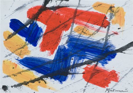 Luigi Montanarini Senza titolo Tecnica mista su carta, cm. 21x29,5 Firmato in...