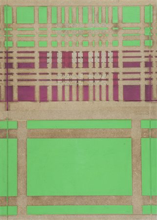 Paolo Masi Senza titolo, anni '90 Acrilico su pannelli di faesite, cm. 70x50...