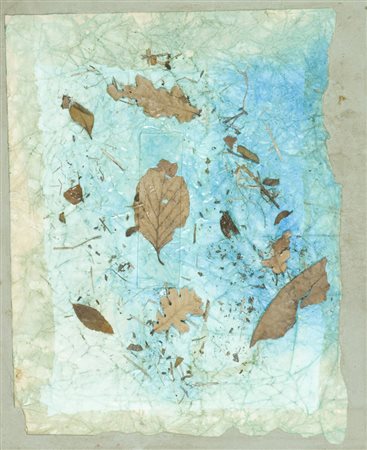 Claudio Costa Foglie Collage e tecnica mista su cartoncino, cm. 36x30