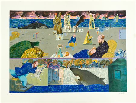 Antonio Possenti Senza titolo Serigrafia su carta, cm. 90x120, es. XXII/CL...