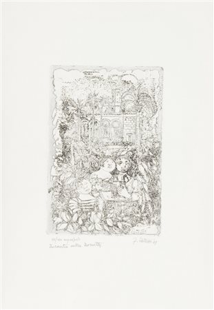 Franco Patuzzi Lotto unico di due Opere - "Incontro alla Torretta", 1969,...