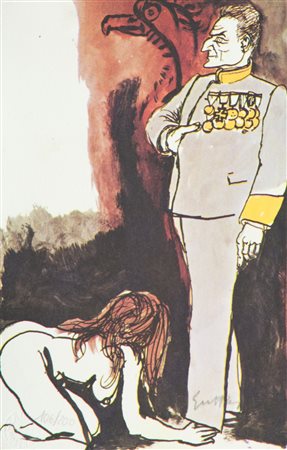 Renato Guttuso Lotto unico di due Opere -"I tarocchi", Fotolitografia su...