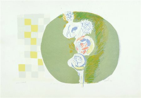 Bruno Saetti Senza titolo, 1970 Litografia su carta, cm. 48x66, es. P.A. La...